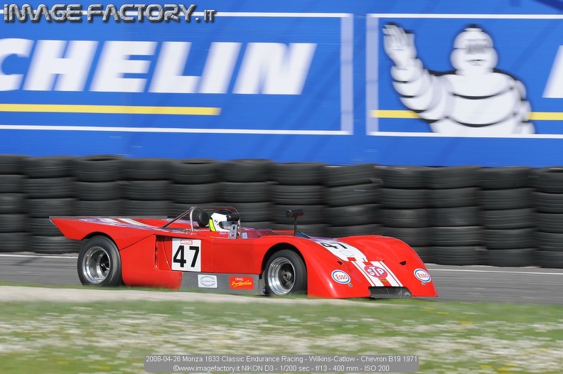 2008-04-26 Monza 1633 Classic Endurance Racing - Wilkins-Catlow - Chevron B19 1971.jpg